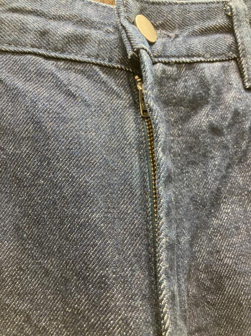 STUDIO NICHOLSON（スタジオ ニコルソン）STUDIO NICHOLSON (スタジオ ニコルソン) ZARA (ザラ) デニムパンツ ネイビー サイズ:36の古着・服飾アイテム
