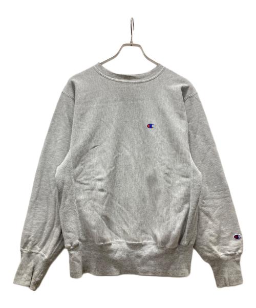 Champion REVERSE WEAVE（チャンピオン リバース ウィーブ）Champion REVERSE WEAVE (チャンピオン リバース ウィーブ) 90's 目ありリバースウィーブスウェット グレー サイズ:Mの古着・服飾アイテム
