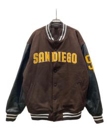 Fanatics（ファナティクス）の古着「MLB スタジャン/パドレス」｜ブラウン