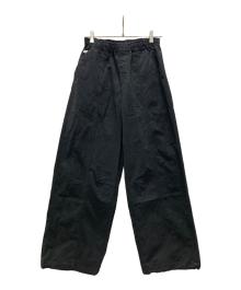 OHOTORO（オオトロ）の古着「コットンワイドイージーパンツ」｜ブラック