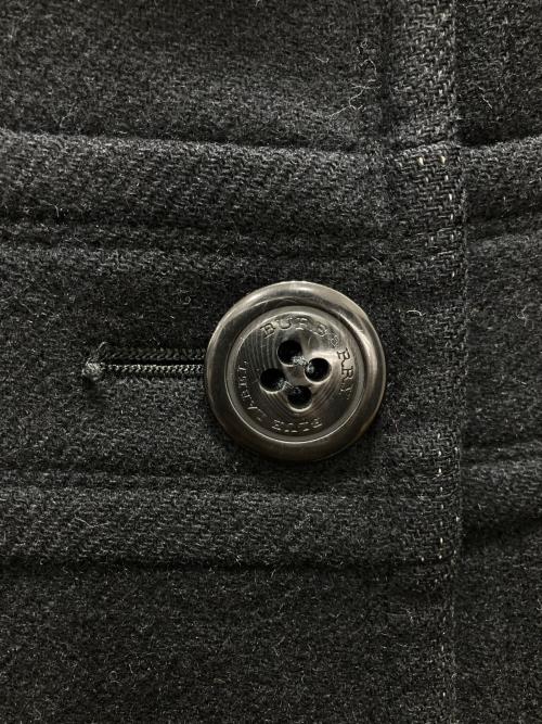 BURBERRY BLUE LABEL（バーバリー ブルー レーベル）BURBERRY BLUE LABEL (バーバリー ブルー レーベル) ノヴァチェックライナー Pコート ブラック サイズ:38の古着・服飾アイテム