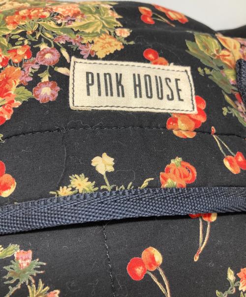 PINK HOUSE（ピンクハウス）PINK HOUSE (ピンクハウス) キルティングリュック ブラックの古着・服飾アイテム