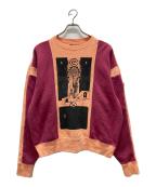 C.Eシーイー）の古着「OVERDYE MD gravity Plus CREW NECK/20SS」｜レッド