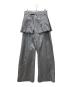 MAISON SPECIAL（メゾンスペシャル）の古着「Box Pleated Skirt Pants」｜ライトグレー