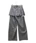 MAISON SPECIAL (メゾンスペシャル) Box Pleated Skirt Pants ライトグレー サイズ:36：9000円