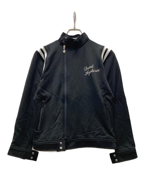 Hysteric Glamour（ヒステリックグラマー）Hysteric Glamour (ヒステリックグラマー) ガール刺繍ライダース トラックジャケット ブラック サイズ:FREEの古着・服飾アイテム