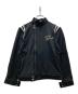Hysteric Glamour（ヒステリックグラマー）の古着「ガール刺繍ライダース トラックジャケット」｜ブラック