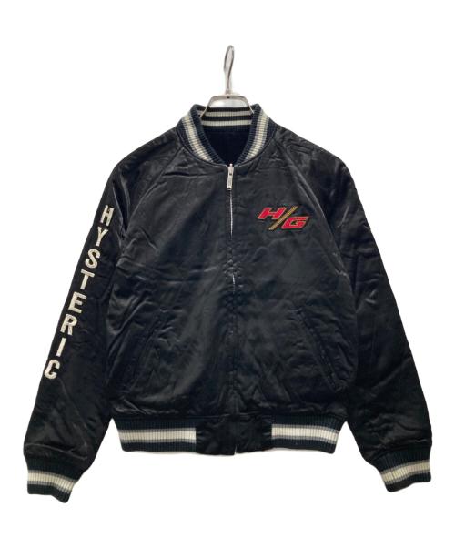Hysteric Glamour（ヒステリックグラマー）Hysteric Glamour (ヒステリックグラマー) 別珍 キルト リバーシブルブルゾン ユニセックス ブラック サイズ:FREEの古着・服飾アイテム