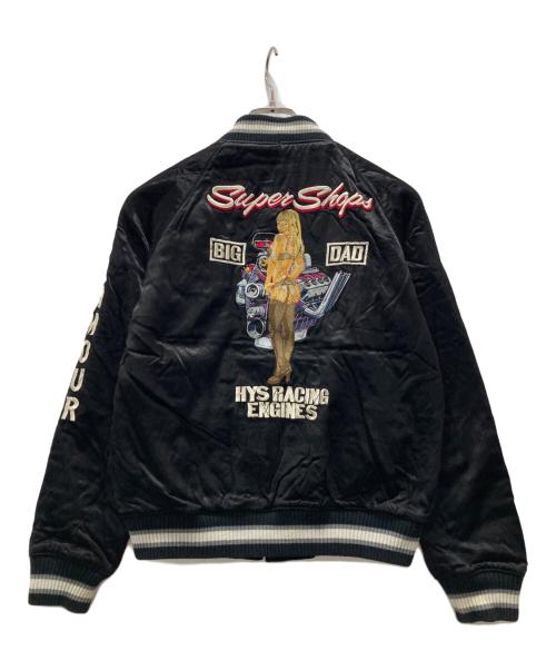 Hysteric Glamour（ヒステリックグラマー）Hysteric Glamour (ヒステリックグラマー) 別珍 キルト リバーシブルブルゾン ユニセックス ブラック サイズ:FREEの古着・服飾アイテム