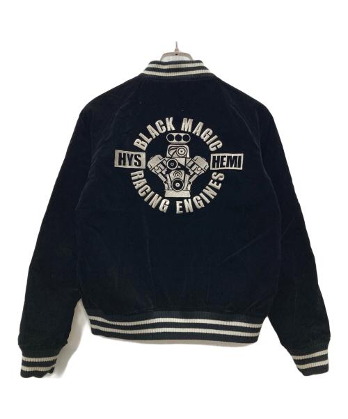 Hysteric Glamour（ヒステリックグラマー）Hysteric Glamour (ヒステリックグラマー) 別珍 キルト リバーシブルブルゾン ユニセックス ブラック サイズ:FREEの古着・服飾アイテム