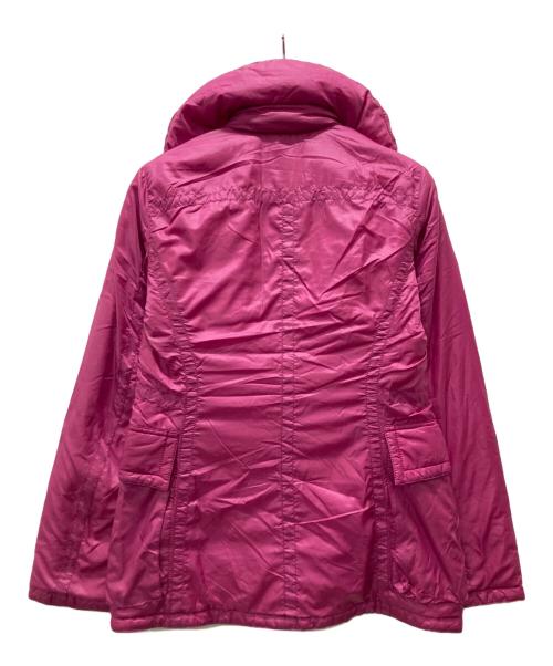 Hysteric Glamour（ヒステリックグラマー）Hysteric Glamour (ヒステリックグラマー) ロゴ袖プリマロフト中綿ジャケット ショッキングピンク サイズ:Fの古着・服飾アイテム