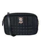 BURBERRYバーバリー）の古着「ロゴ金具ショルダーバッグ/ローラ」｜ブラック