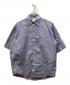Acne studiosアクネ ストゥディオス）の古着「ショートスリーブ ボタンアップシャツ」｜ブルー