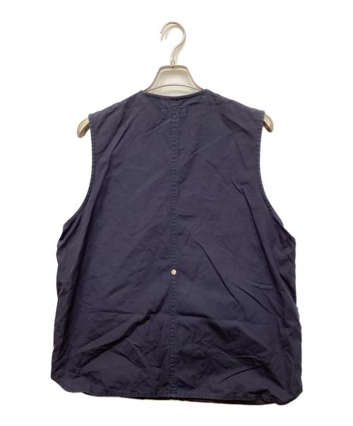 SASSAFRAS（ササフラス）SASSAFRAS (ササフラス) ハーフムーンベスト ネイビー サイズ:Lの古着・服飾アイテム