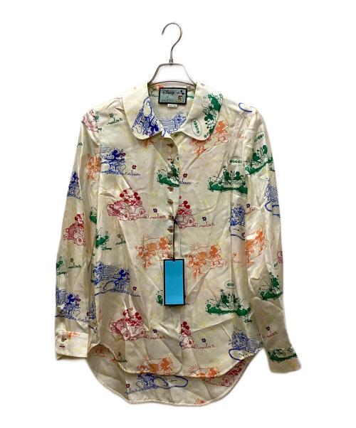 GUCCI（グッチ）GUCCI (グッチ) パジャマシャツ アイボリー サイズ:40の古着・服飾アイテム