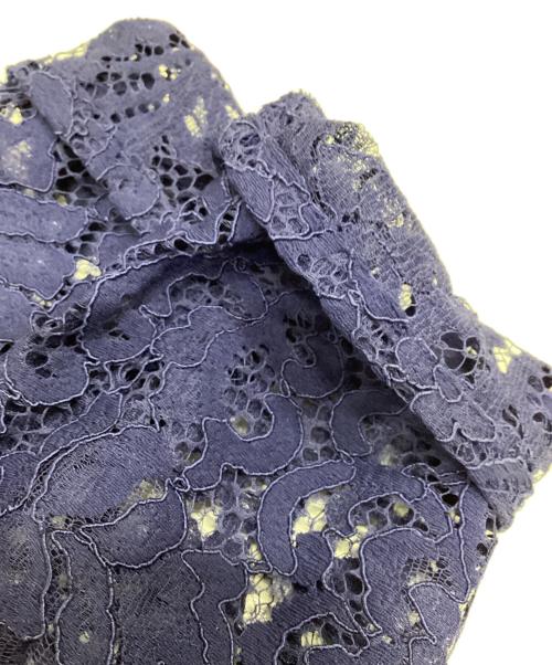 Diagram GRACE CONTINENTAL（ダイアグラム グレースコンチネンタル）Diagram GRACE CONTINENTAL (ダイアグラム グレースコンチネンタル) ドレープレースワンピース ブルー サイズ:S 未使用品の古着・服飾アイテム