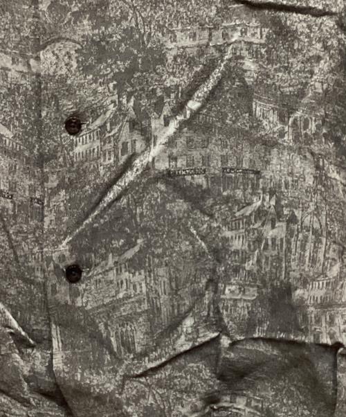 ETHOSENS（エトセンス）ETHOSENS (エトセンス) Jaquard SS shirt グレー サイズ:1の古着・服飾アイテム