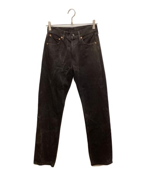 LEVI'S（リーバイス）LEVI'S (リーバイス) ヴィンテージブラックデニムパンツ ブラック サイズ:71cm(w28)の古着・服飾アイテム