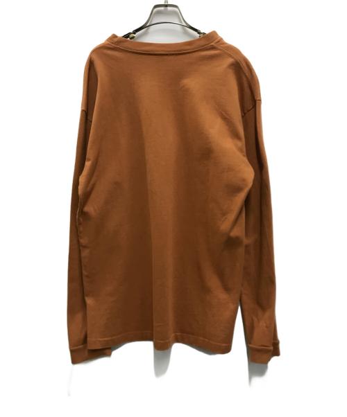 BRAIN DEAD（ブレインデッド）BRAIN DEAD (ブレインデッド) ロングスリーブTシャツ ブラウン サイズ:Lの古着・服飾アイテム