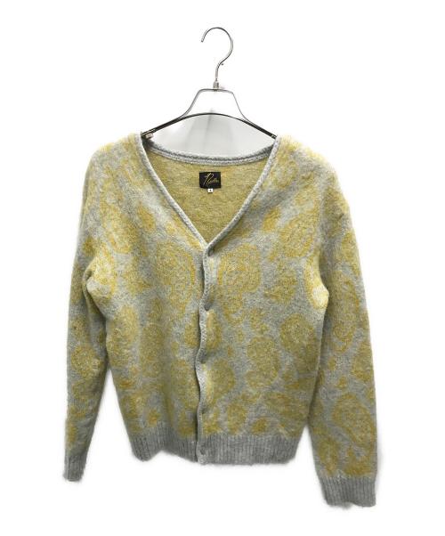 Needles（ニードルズ）Needles (ニードルズ) Paysley Mohair Cardigan イエロー サイズ:Sの古着・服飾アイテム