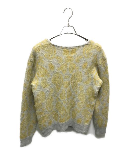 Needles（ニードルズ）Needles (ニードルズ) Paysley Mohair Cardigan イエロー サイズ:Sの古着・服飾アイテム