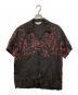 Star OF HOLLYWOOD（スターオブハリウッド）の古着「snake aroha shirt(スネークアロハシャツ)」｜ブラック