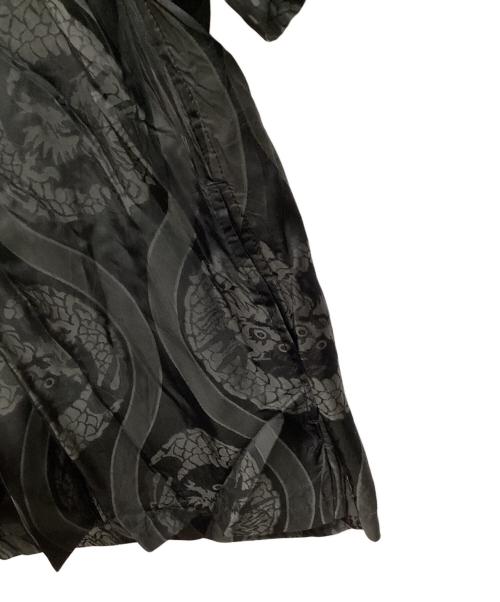 SASQUATCHfabrix.（サスクワッチファブリックス）SASQUATCHfabrix. (サスクワッチファブリックス) ORIENTAL DRAGON HAORI SHIRT/羽織シャツ ブラック サイズ:Mの古着・服飾アイテム