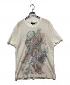 COMME des GARCONS HOMME PLUSコムデギャルソンオムプリュス）の古着「メッシュカットソー」｜ホワイト