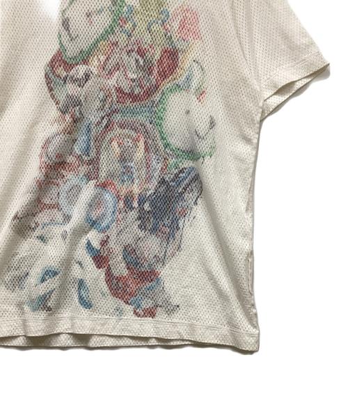 COMME des GARCONS HOMME PLUS（コムデギャルソンオムプリュス）COMME des GARCONS HOMME PLUS (コムデギャルソンオムプリュス) メッシュカットソー ホワイト サイズ:Mの古着・服飾アイテム