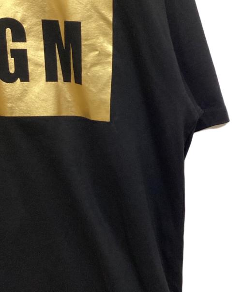 MSGM（エムエスジーエム）MSGM (エムエスジーエム) ロゴTシャツ ブラック サイズ:XSの古着・服飾アイテム