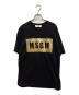 MSGM（エムエスジーエム）の古着「ロゴTシャツ」｜ブラック