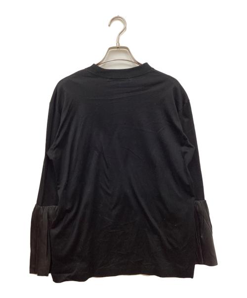 TOGA PULLA（トーガ プルラ）TOGA PULLA (トーガ プルラ) Cotton jersey top 1 ブラック サイズ:36 未使用品の古着・服飾アイテム