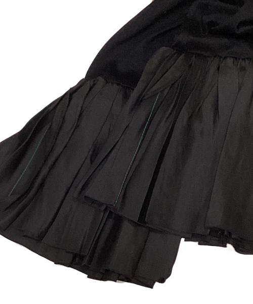 TOGA PULLA（トーガ プルラ）TOGA PULLA (トーガ プルラ) Cotton jersey top 1 ブラック サイズ:36 未使用品の古着・服飾アイテム