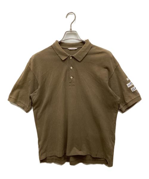 PAPAS（パパス）PAPAS (パパス) ポロシャツ ブラウン サイズ:XLの古着・服飾アイテム
