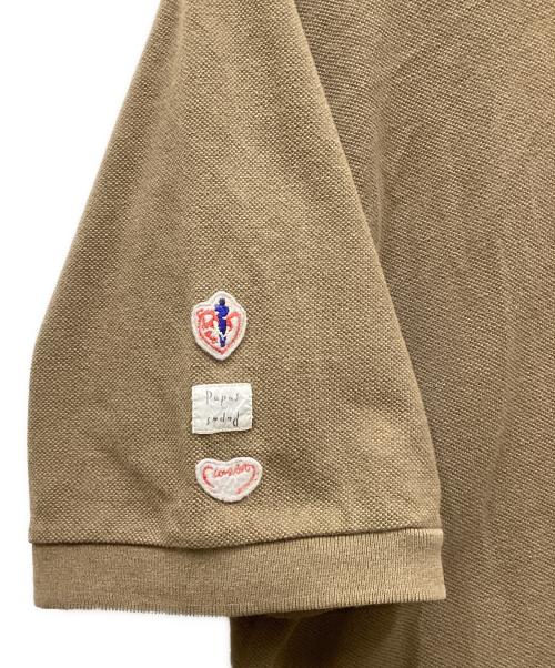 PAPAS（パパス）PAPAS (パパス) ポロシャツ ブラウン サイズ:XLの古着・服飾アイテム