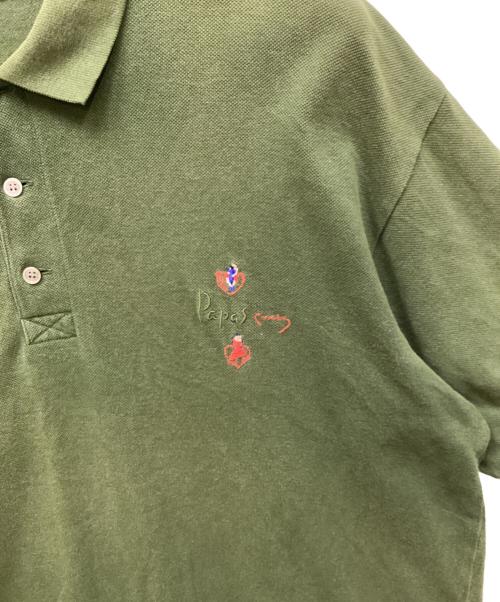 PAPAS（パパス）PAPAS (パパス) ポロシャツ グリーン サイズ:XLの古着・服飾アイテム