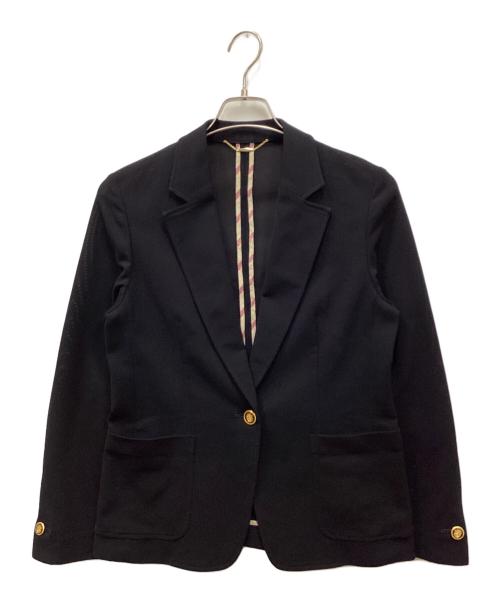 allureville（アルアバイル）allureville (アルアバイル) レノクロステーラーコンパクトジャケット ネイビー サイズ:2の古着・服飾アイテム