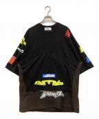 AMBUSHアンブッシュ）の古着「切り替えTシャツ」｜ブラック