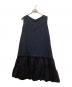 Rene (ルネ) ノースリーブ切替ワンピース ネイビー サイズ:34：9000円