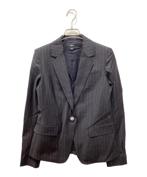 theory（セオリー）theory (セオリー) １Ｂジャケット ネイビーの古着・服飾アイテム