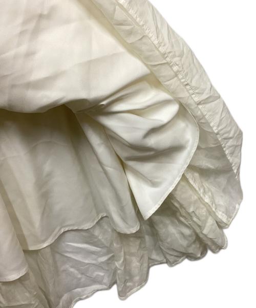 GRACE CONTINENTAL（グレースコンチネンタル）GRACE CONTINENTAL (（グレースコンチネンタル) ロングスカート ホワイト サイズ:36の古着・服飾アイテム