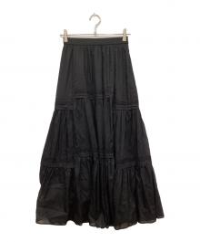 GRACE CONTINENTAL（（グレースコンチネンタル）の古着「ロングスカート」｜ブラック