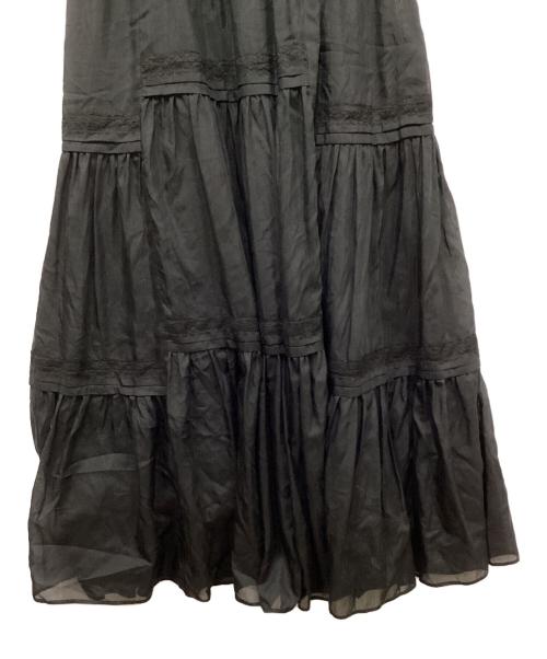 GRACE CONTINENTAL（（グレースコンチネンタル）GRACE CONTINENTAL (（グレースコンチネンタル) ロングスカート ブラック サイズ:36の古着・服飾アイテム