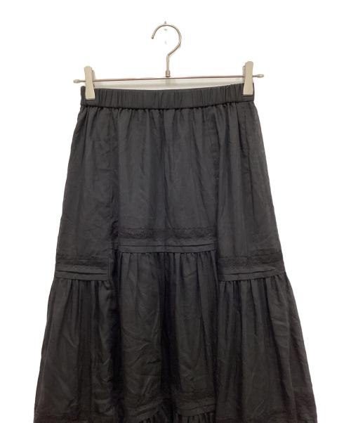 GRACE CONTINENTAL（（グレースコンチネンタル）GRACE CONTINENTAL (（グレースコンチネンタル) ロングスカート ブラック サイズ:36の古着・服飾アイテム