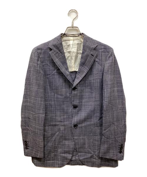 Brilla per il gusto（ブリッラ ペル イルグースト）Brilla per il gusto (ブリッラ ペル イルグースト) オリジナルグレンプレイドジャケット ネイビー サイズ:48の古着・服飾アイテム