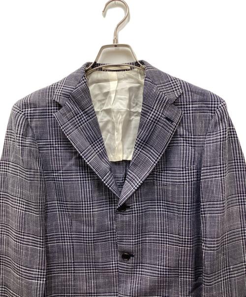 Brilla per il gusto（ブリッラ ペル イルグースト）Brilla per il gusto (ブリッラ ペル イルグースト) オリジナルグレンプレイドジャケット ネイビー サイズ:48の古着・服飾アイテム