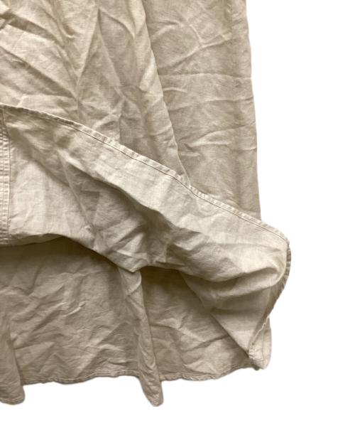 JOURNAL STANDARD relume（ジャーナルスタンダード レリューム）JOURNAL STANDARD relume (ジャーナルスタンダード レリューム) リネンコットンラグランギャザーワンピース ベージュ サイズ:FREEの古着・服飾アイテム