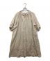 JOURNAL STANDARD relume（ジャーナルスタンダード レリューム）の古着「リネンコットンラグランギャザーワンピース」｜ベージュ