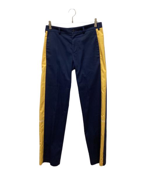 HERON PRESTON（ヘロンプレストン）HERON PRESTON (ヘロンプレストン) サイドラインチノパンツ ネイビー サイズ:Mの古着・服飾アイテム