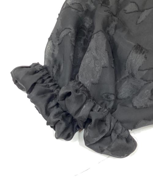 GRACE CONTINENTAL（（グレースコンチネンタル）GRACE CONTINENTAL (（グレースコンチネンタル) オパールプリントブルゾン ブラック サイズ:36の古着・服飾アイテム